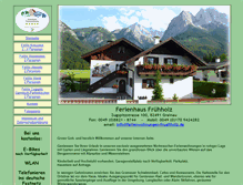 Tablet Screenshot of ferienwohnungen-fruehholz.de